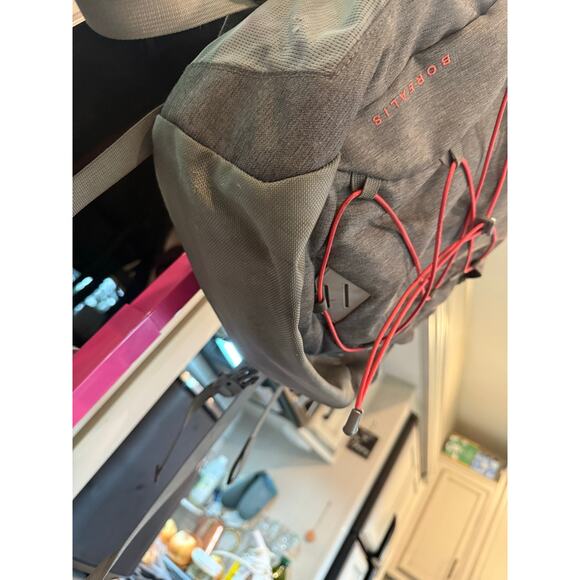 The North Face Gray and Red Backpack - Picture 8 of 9